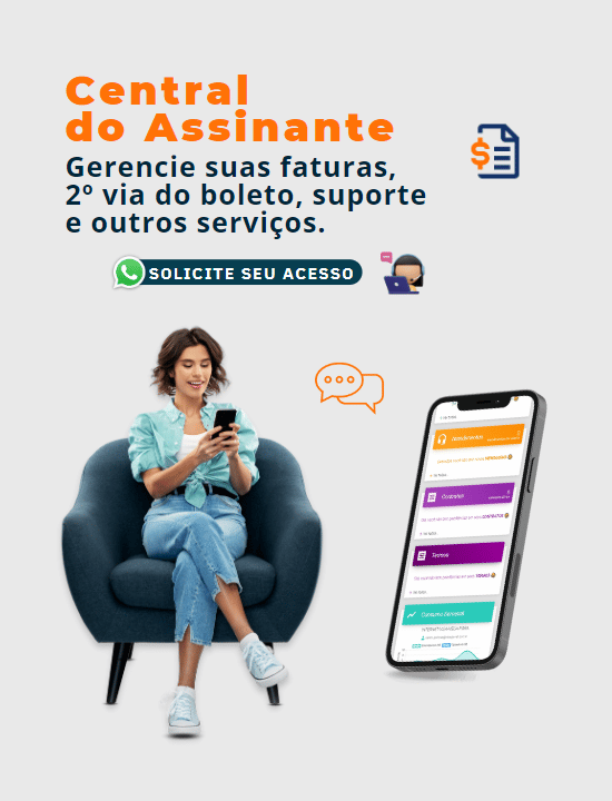 Central do Assinante Banner Mobile